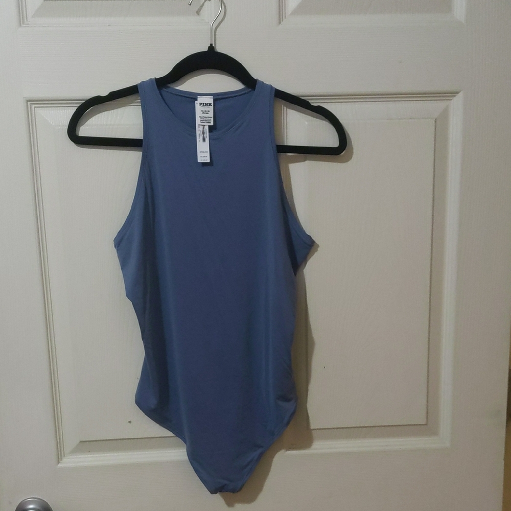 PINK Victoria's Secret Blue Bodysuit XL